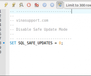 Hướng dẫn tắt “Safe Update Mode” trên MySQL Workbench