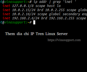 Cách thêm địa chỉ IP cho Linux Server