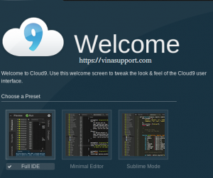 Hướng dẫn cài đặt Cloud9 Web IDE – Công cụ lập trình IDE nền Web