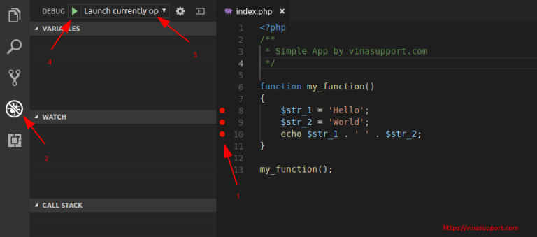 Visual studio code php debug настройка