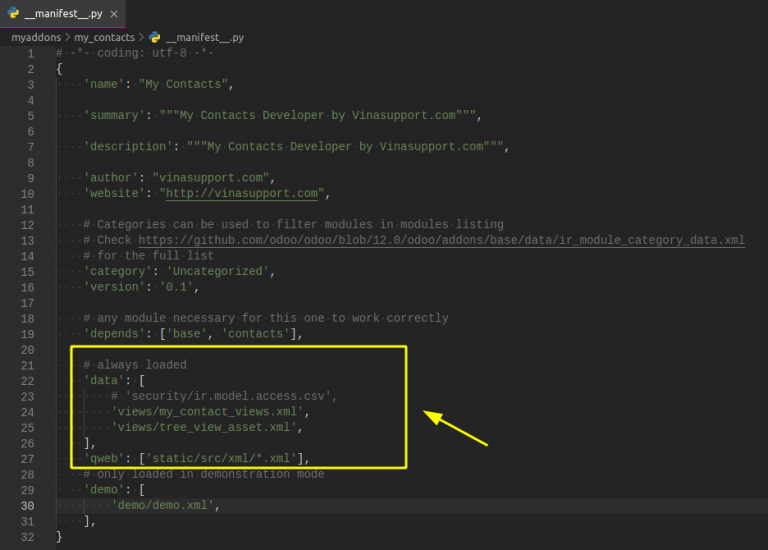 [Python 3] Thêm button vào Tree View Header trên Odoo VinaSupport