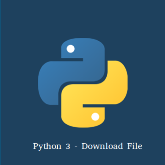 python download a file from url