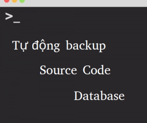 [Shell script] Script tự động backup Source Code & Database