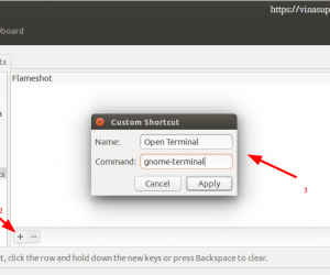 Tạo hoặc vô hiệu hóa một HotKeys (Keyboard Shotcut) trên Ubuntu