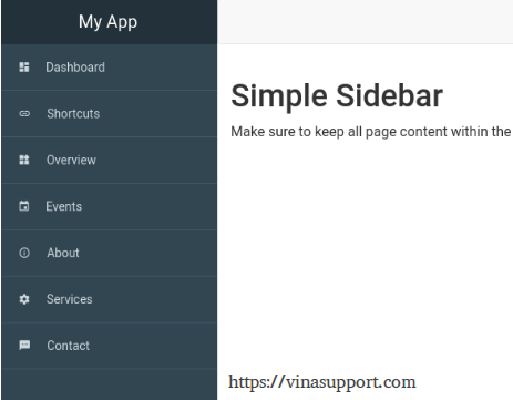 Top 10 Bootstrap Sidebar đẹp và miễn phí nhất năm 2025 - VinaSupport