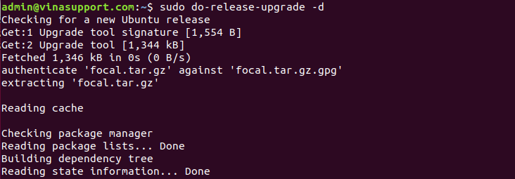 Hướng Dẫn Nâng Cấp Lên Ubuntu 20.04 Lts - Vinasupport