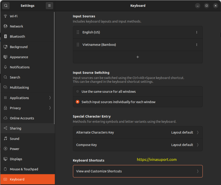 Cài đặt bộ gõ tiếng Việt IBusBamboo trên Ubuntu 20.04 LTS