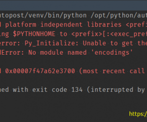 [Python] Fix lỗi “Could not find platform independent libraries”