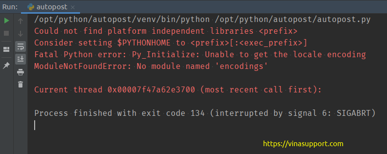 Python] Fix Lỗi 