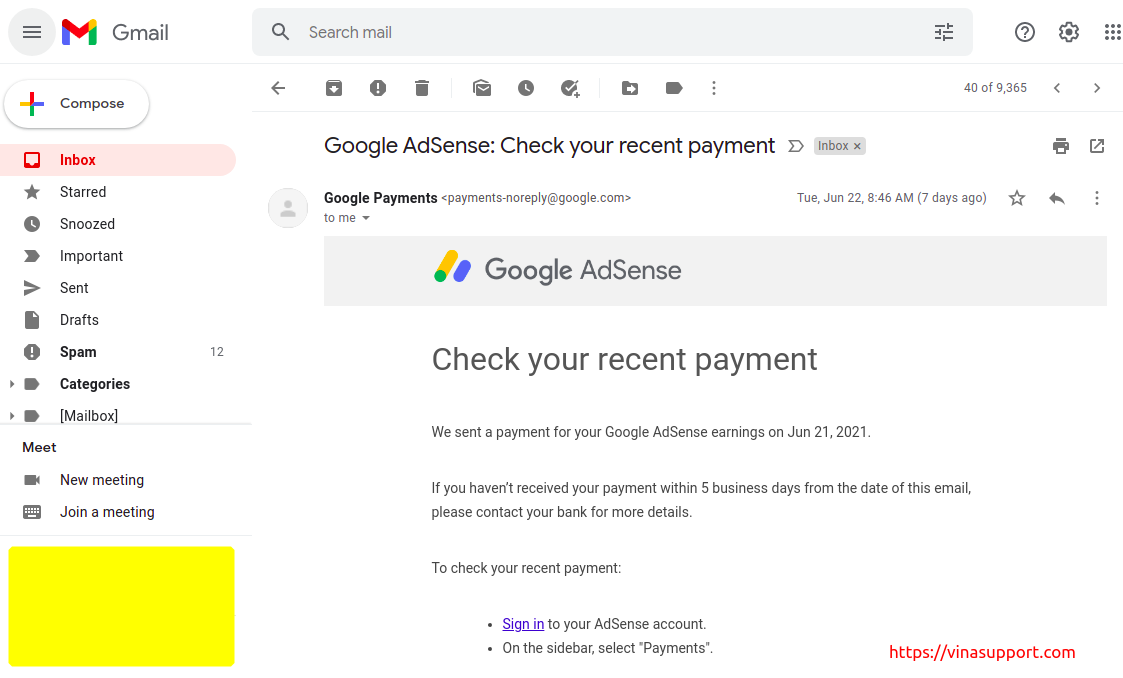Hướng dẫn nhận tiền từ Google Adsense về ngân hàng Việt Nam mới nhất