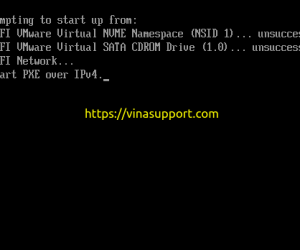 Fix lỗi “Attempting to start up from:” trên VMware