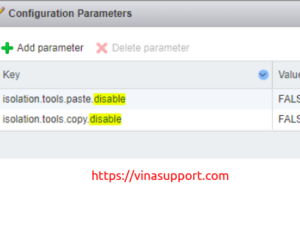 Bật copy/paste trên VMware và Vsphere