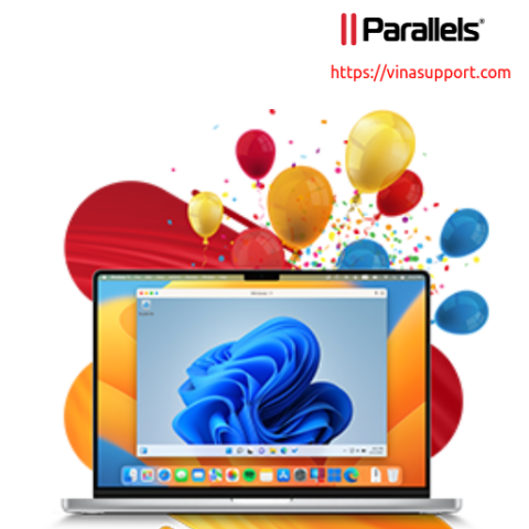 Khuyến mại giảm 25% phần mềm Parallels Desktop tháng 9/2023