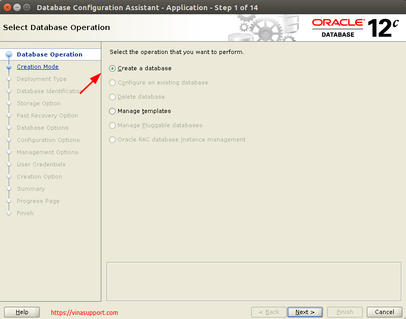 Huong dan cai dat Oracle Database 12c Tren CentOS 7.x - Buoc 24