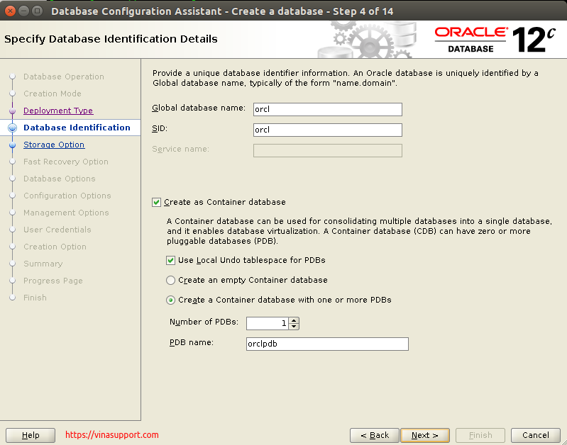 Huong dan cai dat Oracle Database 12c Tren CentOS 7.x - Buoc 27