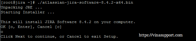 Cai dat Jira Software Tren Linux Server - Buoc 1
