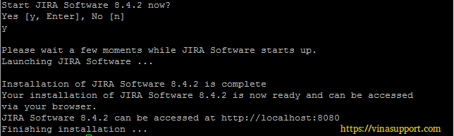 Cai dat Jira Software Tren Linux Server - Buoc 5