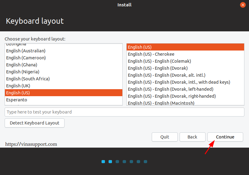 Hướng dẫn cài đặt HDH Ubuntu 18.10 bước 2