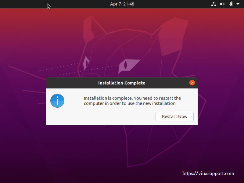 Cai dat HDH Ubuntu 20.04 - Buoc 11