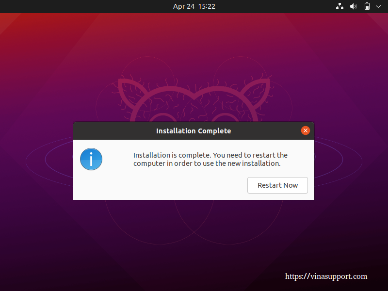 Cai dat Ubuntu 21.04 Buoc 11