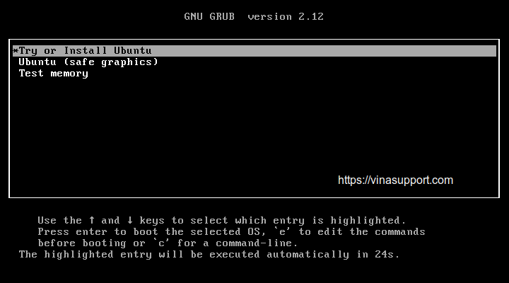 Huon dan cai dat Ubuntu 24.04 LTS buoc 1