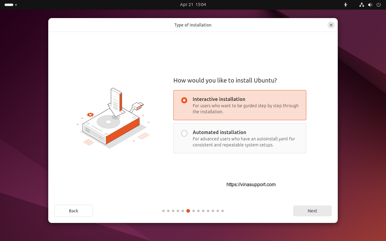 Huon dan cai dat Ubuntu 24.04 LTS buoc 10