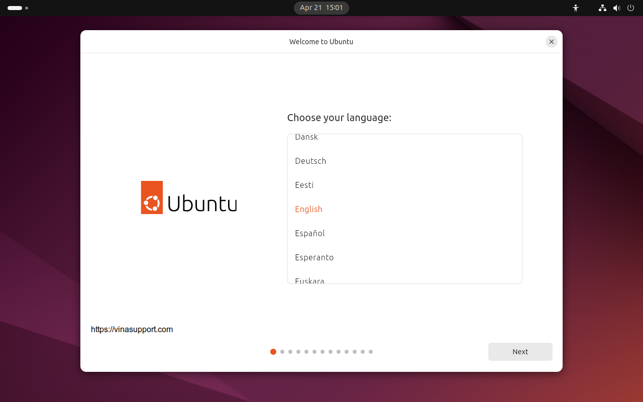 Huon dan cai dat Ubuntu 24.04 LTS buoc 4