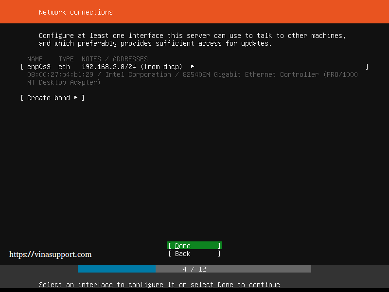 Huong dan cai dat Ubuntu Server 18.04 LTS step 4
