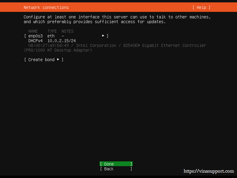Cai dat HDH Ubuntu Server 20.04 - Buoc 5