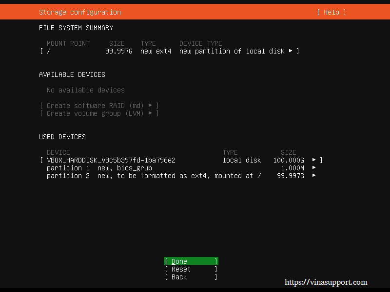 Cai dat HDH Ubuntu Server 20.04 - Buoc 9