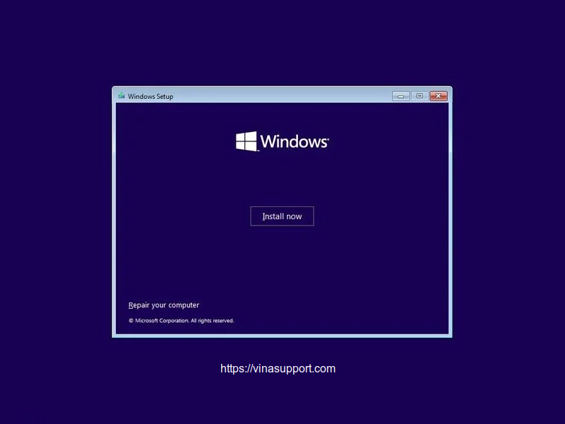 Cai dat Windows 11 buoc 2